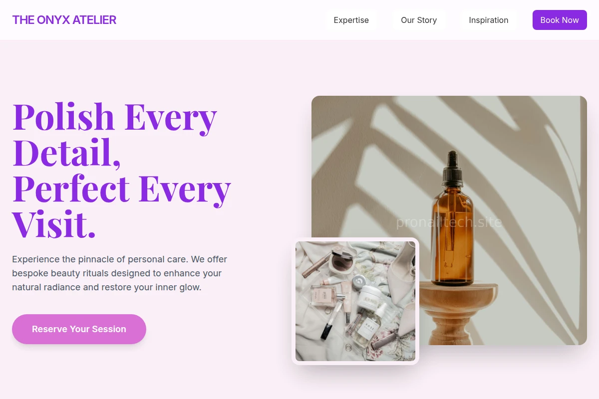 Booking Beauty Products